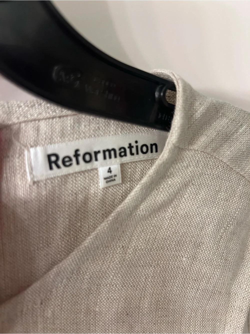 Reformation Naomi Linen Jumpsuit